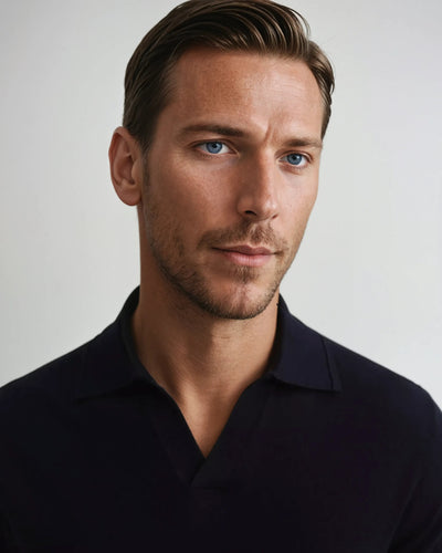 Polo - No Buttons - Black