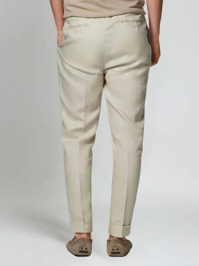 Sea Side Linen Trousers - Beige