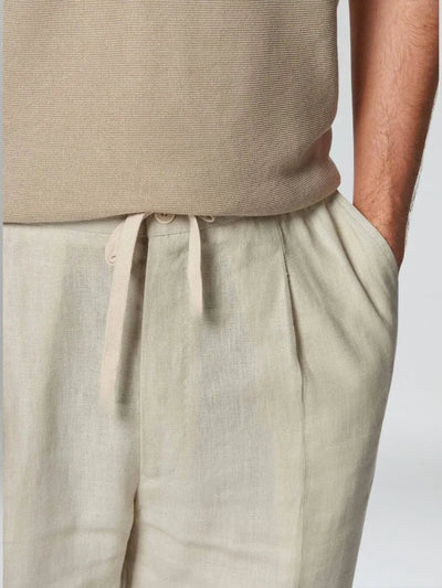 Sea Side Linen Trousers - Beige