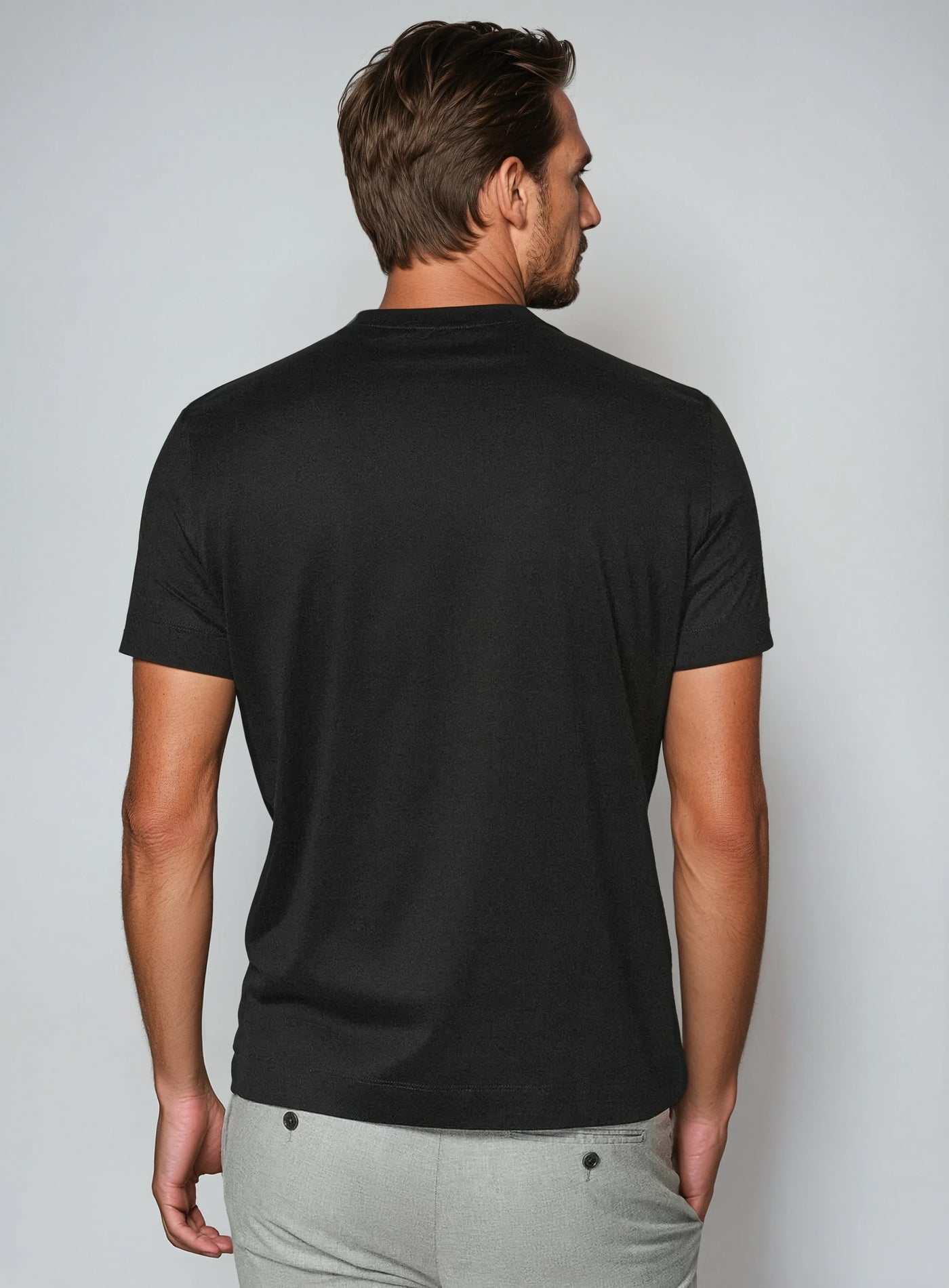 Signature Supima T-shirt – Deep Black