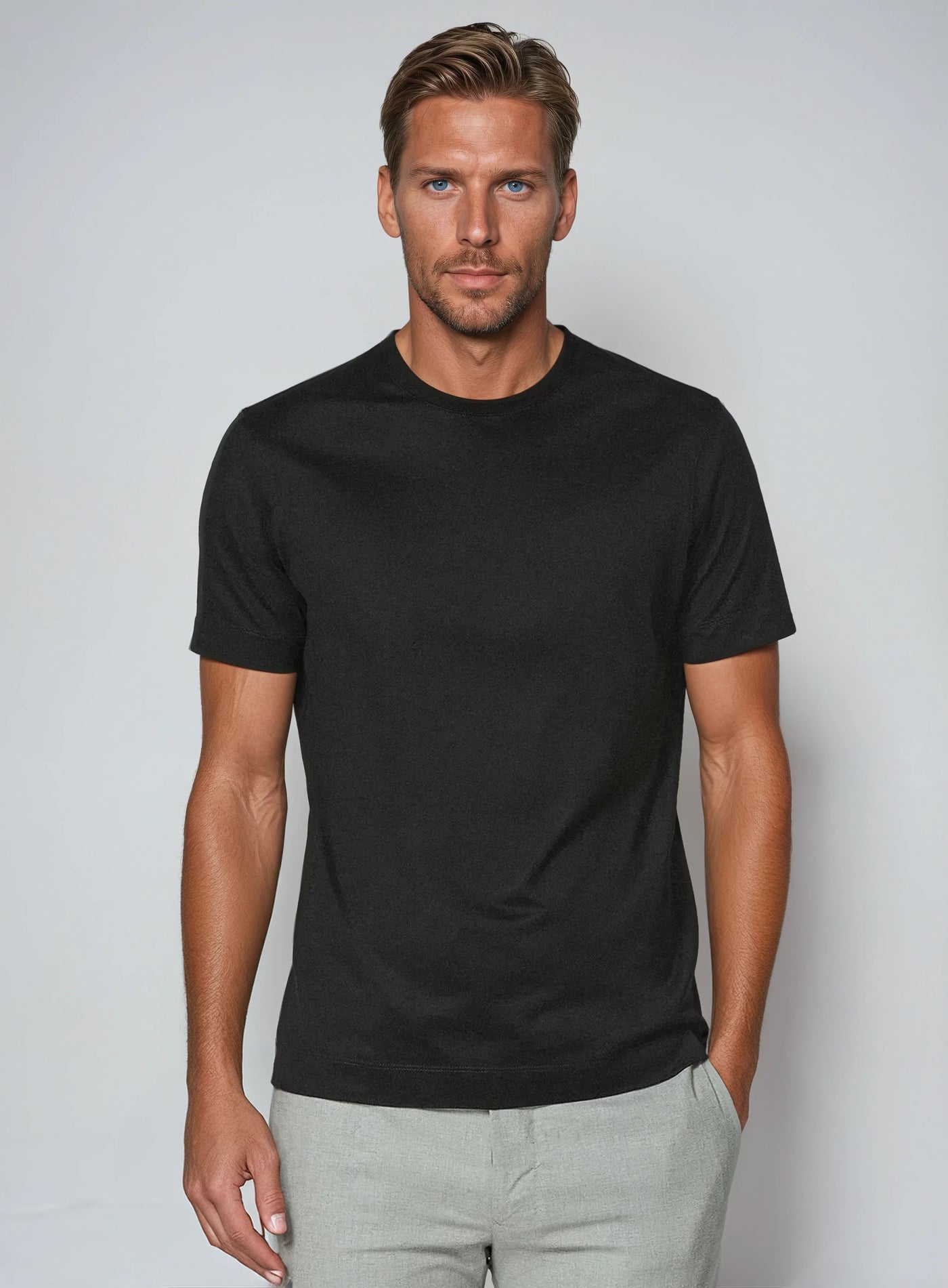 Signature Supima T-shirt – Deep Black