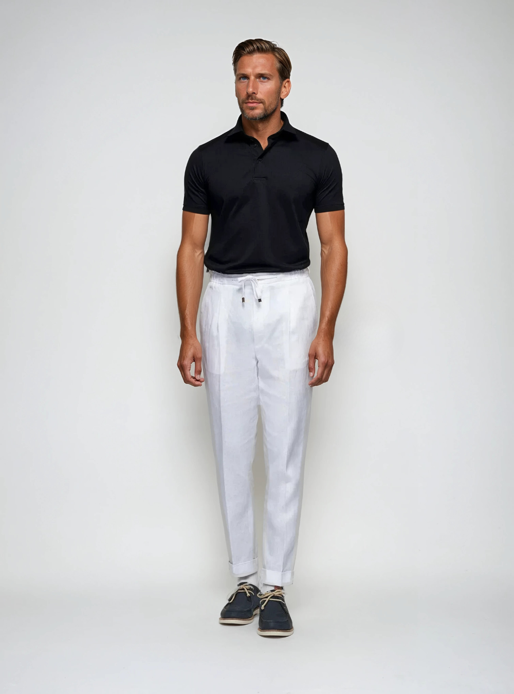 High-Performance Polo Shirt - Black
