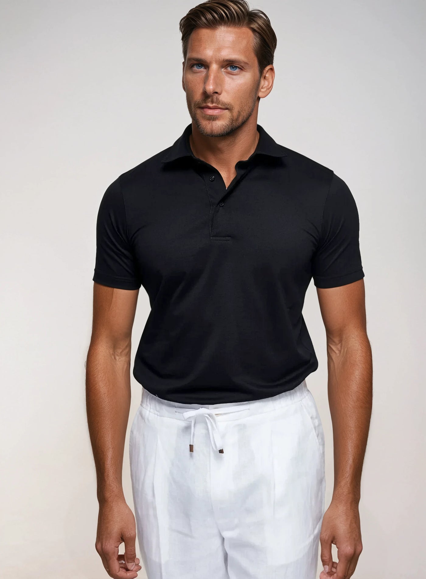 High-Performance Polo Shirt - Black
