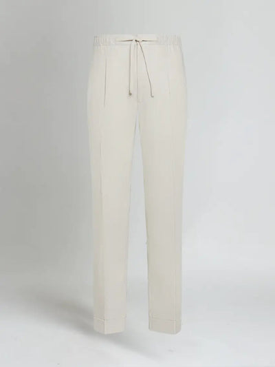 Sea Side Linen Trousers - Beige