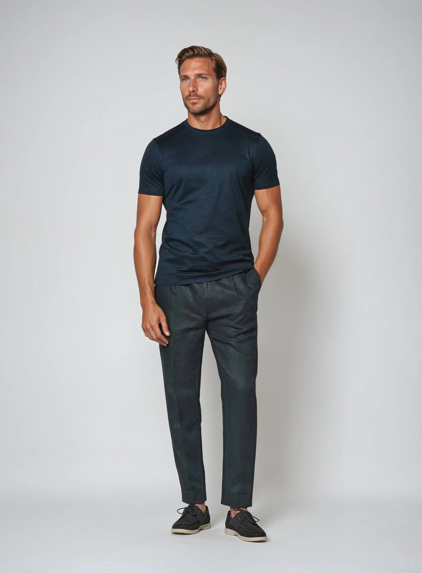 Signature Supima T-Shirt – Navy
