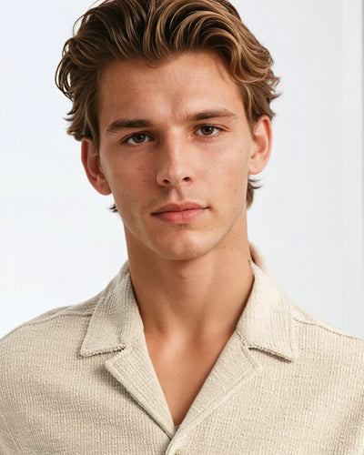 Waffle Shirt - Beige