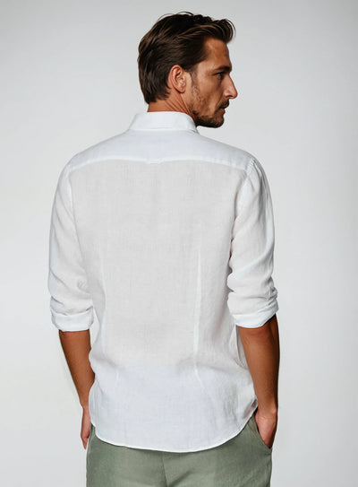 Essential Linen Shirt – White