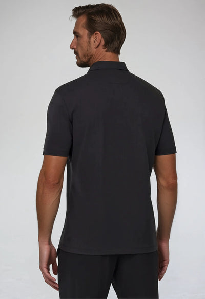 Zip Polo - Black