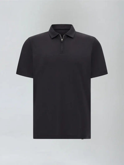 Zip Polo - Black