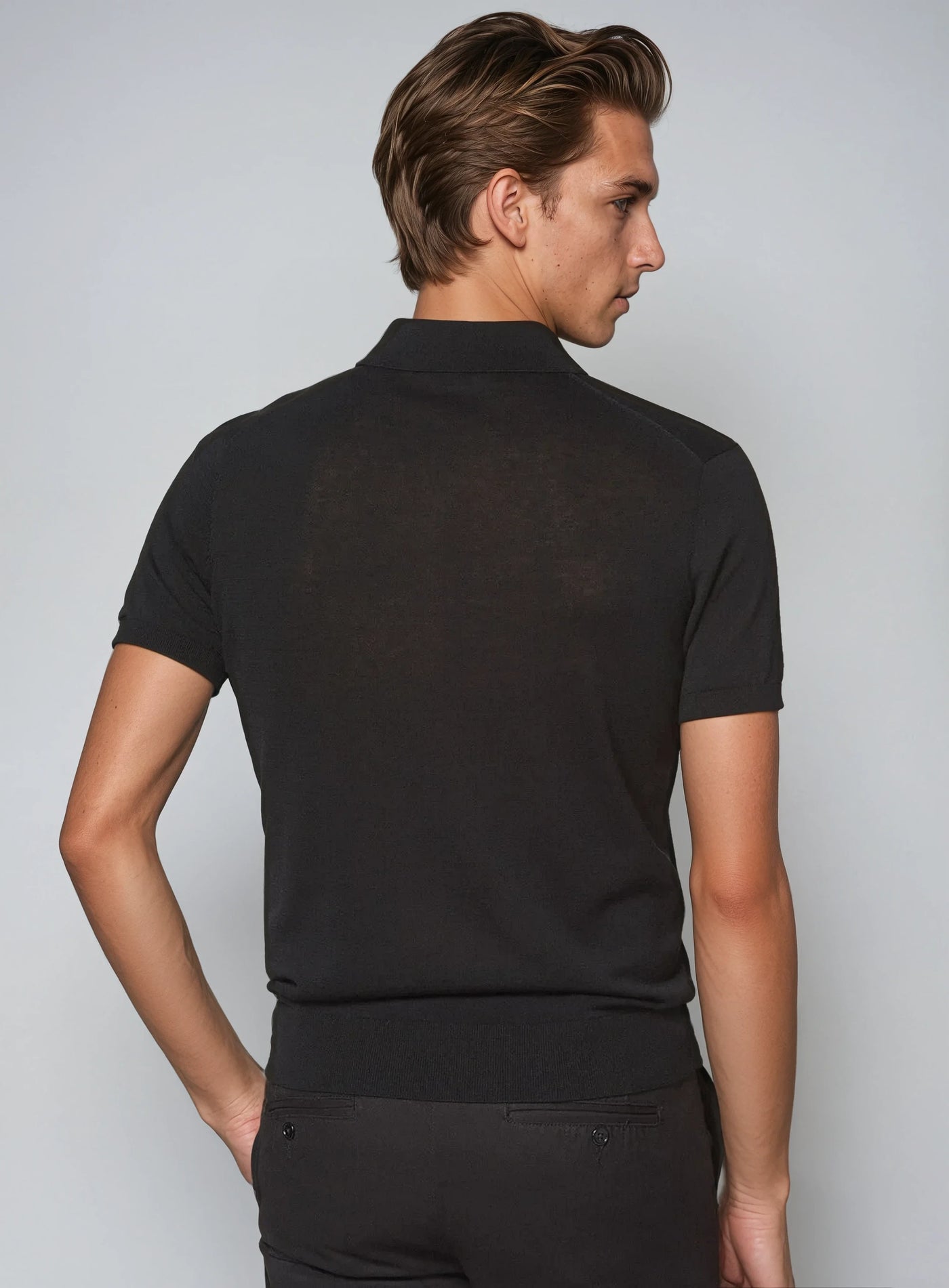 Premium Polo Shirt - Black