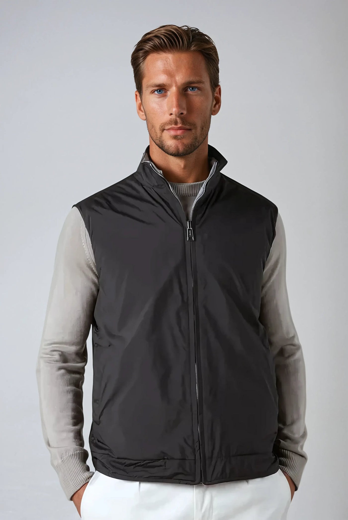 Reversible City Body Warmer – Black
