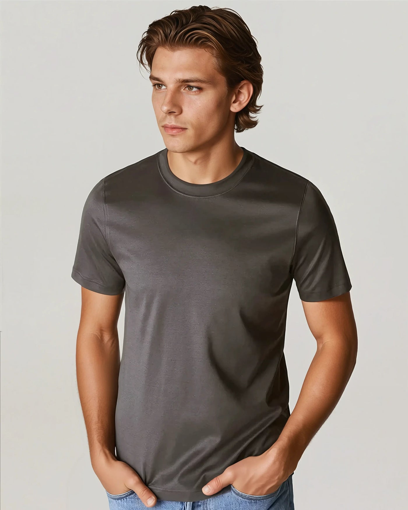 Signature Supima T-Shirt – Deep Brown
