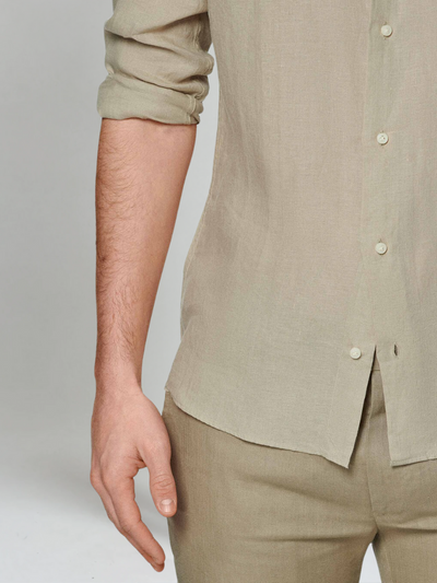Essential Linen Shirt - Khaki